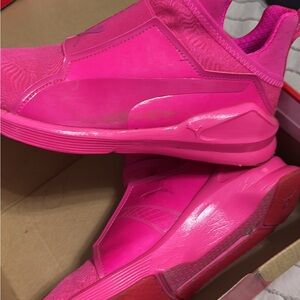 Puma Women's Hot Pink Slip-On Athletic Sneakers